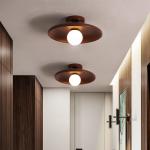 Modern Wood LED Ceiling Light Pendant Light Surface Mounted Led Ceiling