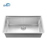 Single Bowl 18 Gauge Stainless Steel Sink Handmade House Kitchen Sinks Topmount