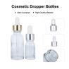 Buy cheap 33MM 25MM Essential Oil Glass Cosmetic Dropper Bottles from wholesalers