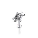 Fasshion Body Piercing Jewelry Tortoise Cute Labret Ring With Factory Price