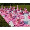 Buy cheap Hello Kitty Cat theme Kids Birthday Party Decoration Set Party Supplies Baby Birthday Pack event party supplies from wholesalers