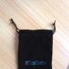 Buy cheap Portable Black Velvet Drawstring Bag Lightweight For Electronics / Gift from wholesalers