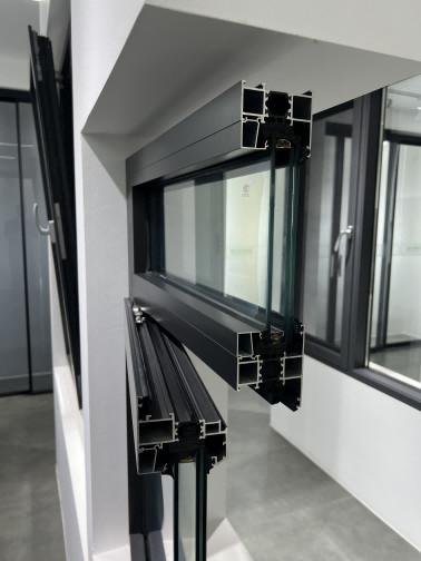 Buy cheap Casement Window Aluminum Frame 10mm Glass Fiberglass Screen Noise Reduction Technology from wholesalers