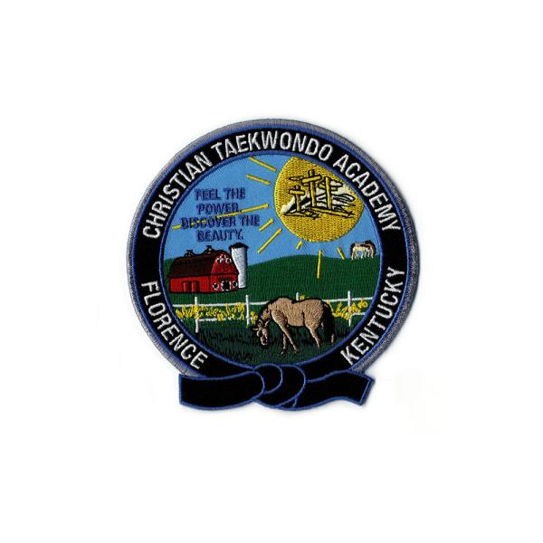 Buy cheap Iron On Back Embroidered Hat Patches Logo Twill Fabric For Event Souvenir​ from wholesalers