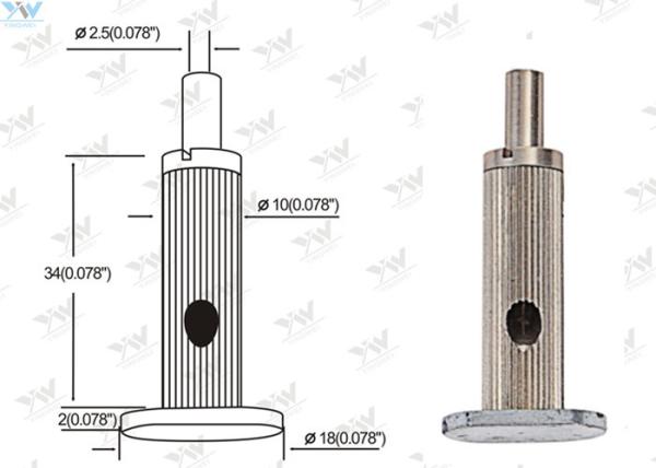 Buy cheap Mounting Base Aircraft Cable Grippers Φ 10 Mm Diameter Nickel Plated Brass Gripper from wholesalers