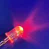 Buy cheap Traffic Warning Light LED Diode 5mm 45deg 625nm Red Color 12000mcd Short Pin With Stopper from wholesalers
