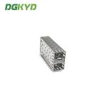 DGKYD21SFP1N3A00200B022 2*1 Cage Thickness 0.25mm RJ45 SFP Connector 15U
