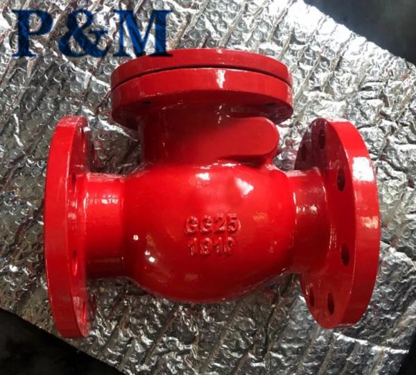 Buy cheap cast iron metal seal GG25 flanged check valve from wholesalers