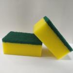 Double-Headed Green-Yellow Scrub Brush – Durable, Bristle-Soft, Stain-Removal,