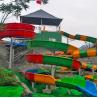 Buy cheap Colorful Design Fiberglass Pool Spiral Slide LANCHAO-WS07 For Aqua Theme Park from wholesalers
