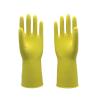 Buy cheap Yellow Color Latex Flock Lined Latex Gloves , Kitchen Dishwashing Gloves Anti Slip from wholesalers