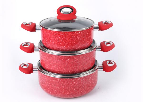 Buy cheap Luxury Red SGS Spin Bottom 36cm Non Stick Soup Pot from wholesalers