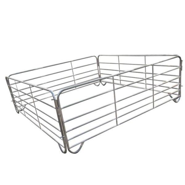 Durable Galvanized Metal Round Pen Fence Panels For Horse Corral Easily