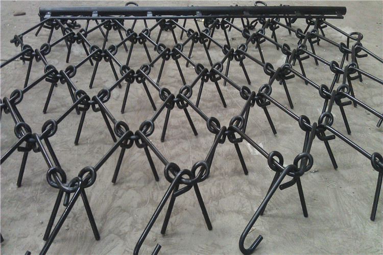 Drag Chain Harrow Landscape Lawn Arena Rake For Soil Leveling Width 1-10m Selection