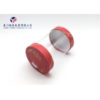 Buy cheap Plastic Cylinder Packaging Tubes Without Printing Hard Paper Top / Bottom Covers product