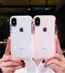 Iphone XS Max Shockproof Phone Cases Diamond 3D Anti-Skid Shatter Resistant