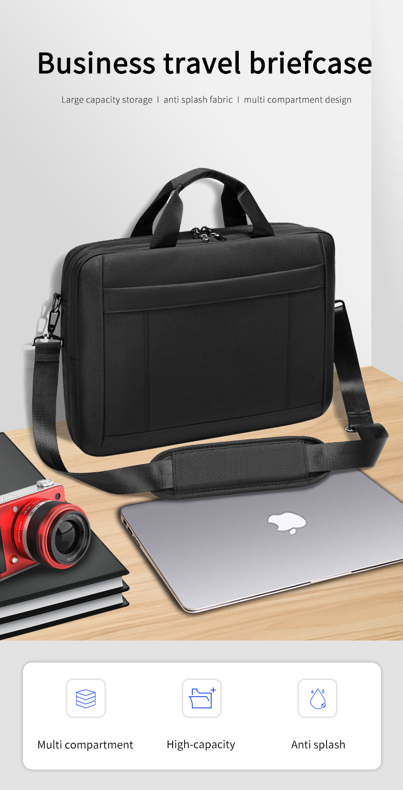 OEM/ODM Business Casual Briefcase Mens Leather Business Bags Rainproof