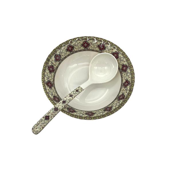 Buy cheap Camping Outdoor Melamine Soup Bowl Imitation Porcelain Durable from wholesalers