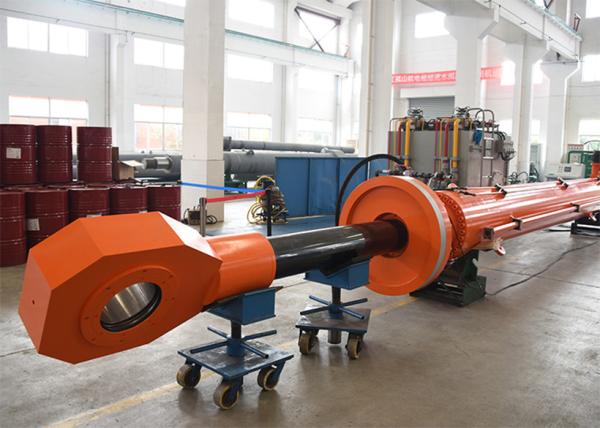 Buy cheap Carbon Steel Heavy Duty Hydraulic Cylinder Deep Hole Radial Gate 620mm Rod 340mm from wholesalers