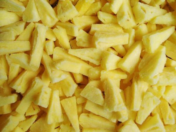 Buy cheap Individual Quick Freezing Fruits / Pineapple Peeled Slices FDA / ISO Approved from wholesalers