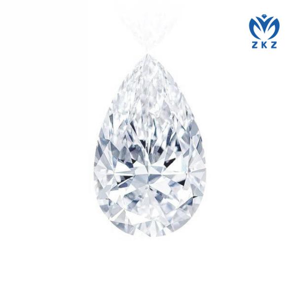 IGI Certified Lab Grown CVD Diamond Pear Shape 5ct Large Size For Jewelry
