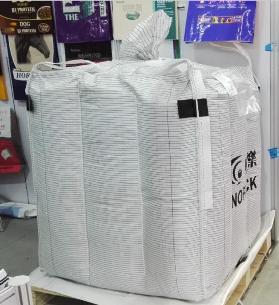 Buy cheap 4 Panel Conductive Bulk Bags Anti Static Bulk Bags With Logo Printed from wholesalers