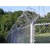 Buy cheap ISO-2001 Steel Chain Link Fencing , 3.65m High Metal Chain Link Gate from wholesalers