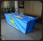 Custom Logo Printed Advertising Flag Banners Table Runners on 230g knitted