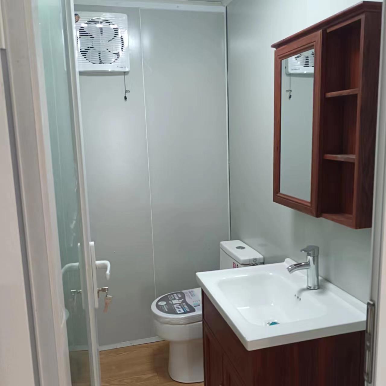 White Modular Hurricane Luxury 40 20 ft 2 Bedroom 3 Bedroom Prefab Expandable Container House