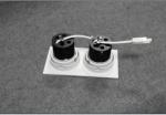recessed/embeded square downlight led with double head 2*7w 2*10w 2*15w