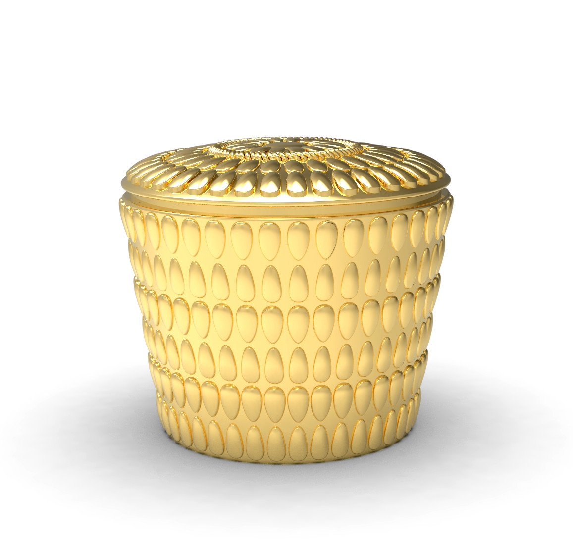Pineapple Grain Shape Zinc Alloy FEA 15 Perfume Bottle Caps