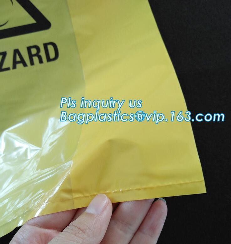 biohazard red color disposable plastic medical bags, Autoclave Biohazard Bags Medical Disposable Plastic Bags, bagease