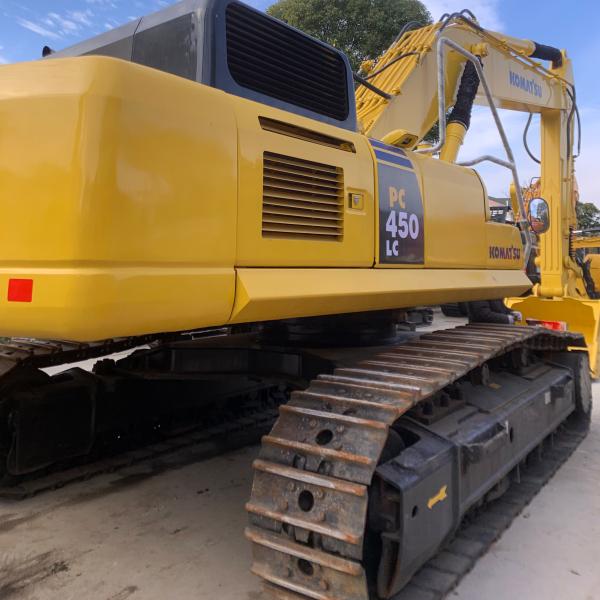 Used big Yellow Komatsu Excavator digger 45Ton Second Hand In Good Condition for