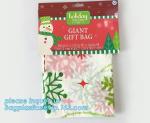 Christmas manufacturer wholesales santa sacks large size gift bags,Jumbo Plastic