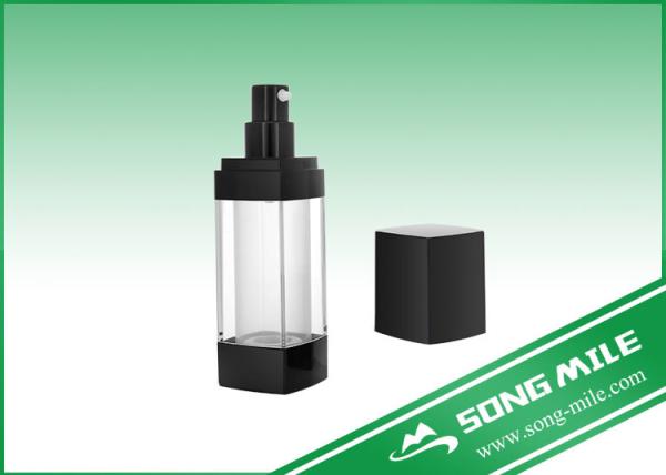 Buy cheap 80ml Red Acrylic Lotion Bottle with Red or Translucent Cap from wholesalers