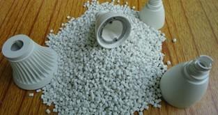 Buy cheap China Manufacturer RoHs White Nylon 2.5 W Thermal Conductive Plastic1.65g/Cm3 TCP100-25-06A 150℃ For LED Flood Light from wholesalers