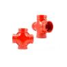 Buy cheap DIN Standard Ductile Iron Water Pipe Fittings Grooved Plumbing Cross OEM Available from wholesalers