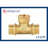 Buy cheap Female X Male X Male 3/4" Brass Threaded Tee from wholesalers