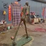 BLVE Bronze Sculpture Giacometti Garden Statue Life Size Modern Art Metal