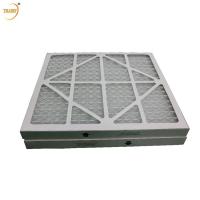 Buy cheap HVAC Pleated Panel Cardboard Frame Pre Air Filter Filtration Class G3 G4 M5 product