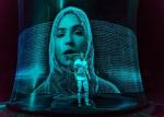 Gauze Fabric Holographic Projection Film Advertising 3D Clear Projector Hologram
