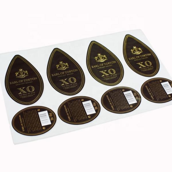 Buy cheap Glossy Rolled Self Adhesive Wine Bottle Label Printing Waterproof from wholesalers