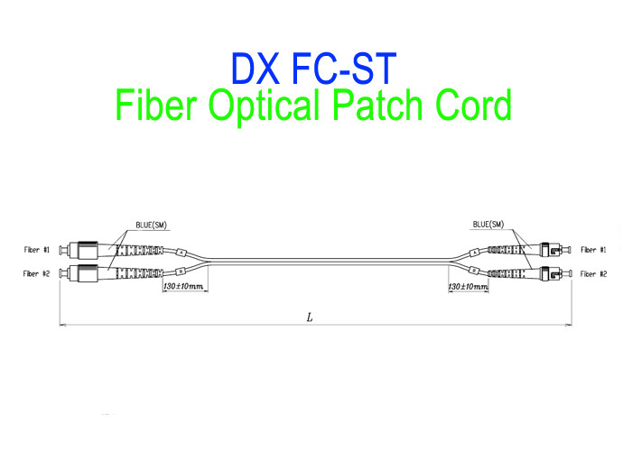 Waterproof Optical Patch Cord SC/APC LC To SC Single Mode LSZH G657A2 HUAWEI Armour IP68