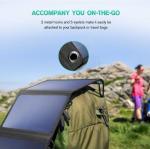 28W Solar Folding Bag Waterproof For Outdoor Cycling Mountain Climbing