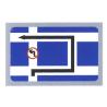 Buy cheap Road Information Guide Signs Blue and White Color Sign Thick Aluminum Traffic Sign Board Cost from wholesalers