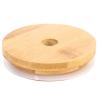 Buy cheap Kitchen Storage Jars Round Square Bamboo Jar Lid With Silicon Ring Airtight from wholesalers