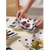 Buy cheap Luxury Nordic Style Ceramic Plates , Bohemian Plate Set For Restaurant from wholesalers