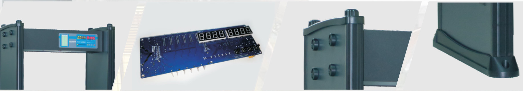 LED Display Multi Zone Metal Detector Walk Through With Four Key Panels Operation