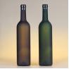 Buy cheap Airtight Food Storage Green Frosted Round Glass Bottles 500ml 750ml in Glass Material from wholesalers
