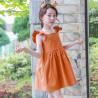 Buy cheap Summer Children'S Clothing Girls Bow Dress With Flying Sleeve from wholesalers